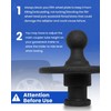 5th Wheel to gooseneck Adapter,Kingpin to Gooseneck Ball Adapter Hitch