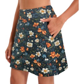 Oyamiki Falda Pantalón Deportiva Ligera para Mujer, Ideal para Correr, Entrenar, Deportes Y Golf (Talla L)