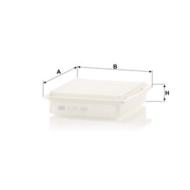 Original MANN-FILTER Air Filter C 25 654 – For Passenger Cars