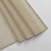 DONREN Taupe Window Scarf for Background - Luxury Soft Sheer