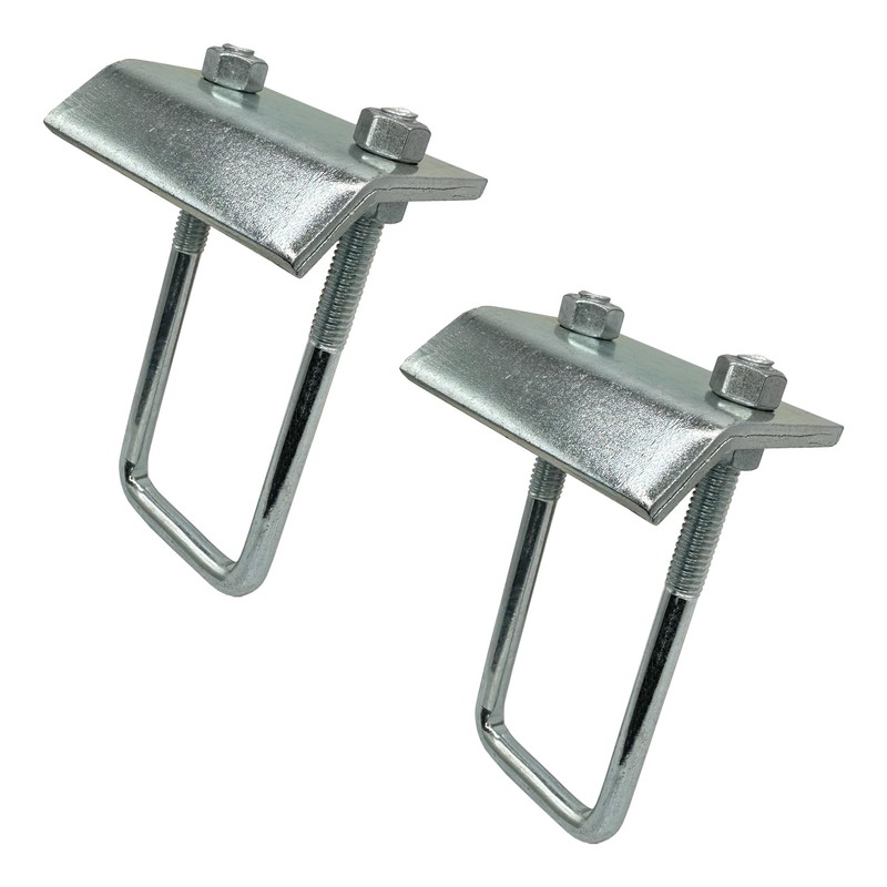 4 Pack Strut to Beam Clamp with Square U-Bolt and