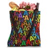 Letter "A" Name Initial Alphabet Monogram Tote Bag