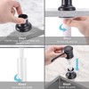 SAMODRA Sink Soap Dispenser for Kitchen Oil Rubbed Bronze Dish