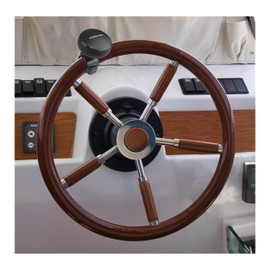 Hypersonic Steering Wheel Knob - Durable Black Suicide Knob Large Steering Wheel Ball Bearings, Making Steering Effortless and Smooth