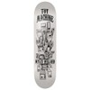 Toy Machine Skateboard Deck Willard City White 8.38" x 32"