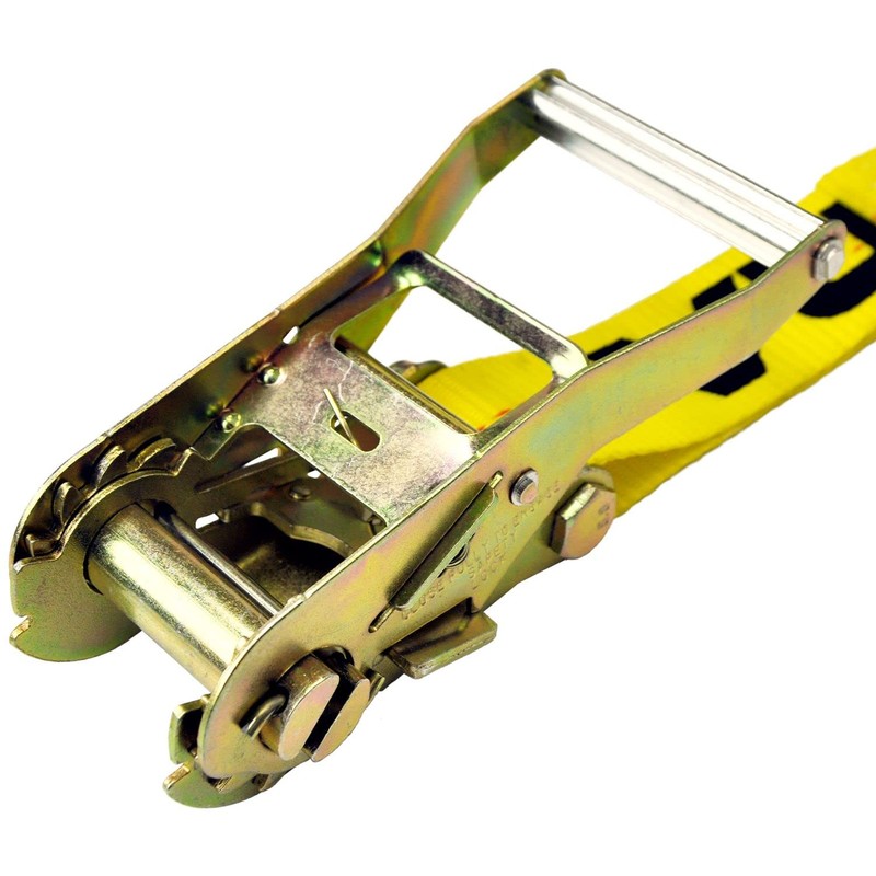 Vulcan Classic Yellow Series 2'' Complete Axle Tie Down System