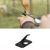 ANCLLO 4pcs Black Plastic Arrow Rest Archery RH Recurve Bow