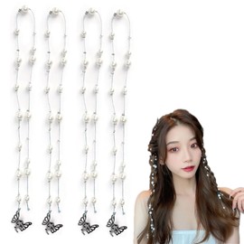 YANHUILAY Pearl Hair Ornament, Pearl, Hair Pin, Braid Accessory, Cute, Hair Accessory, Easy Installation, Parties, Recitals, Cultural Festivals, Sports Festivals, Weddings, Receptions, Graduation