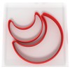 Custom Cutters Moon Shaped Cookie Cutter | Plastic Cutter for