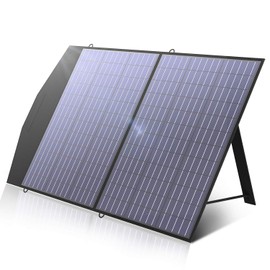 ALLPOWERS SP027 100W Foldable Solar Panel, 23% Efficient IP66 Waterproof for Power Station, Camping, RV & Home Use, Compact Portable Design（SP027-100W