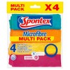 Spontex Microfibre Cloths 4 Pack