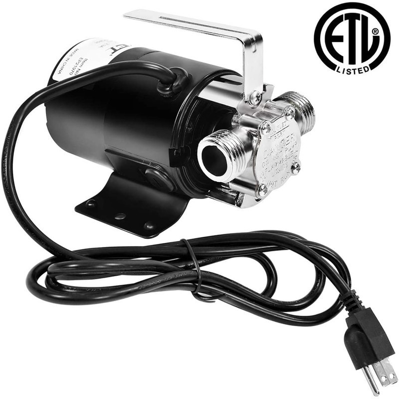 BOSEO Water Transfer Pump, 115V 1/10HP 330GPH Utility Water Pump