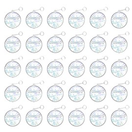 HAMILO 40 Pcs Can Badge Cover Key Holder Puncture Caraggoods Fits Approximately 58mm