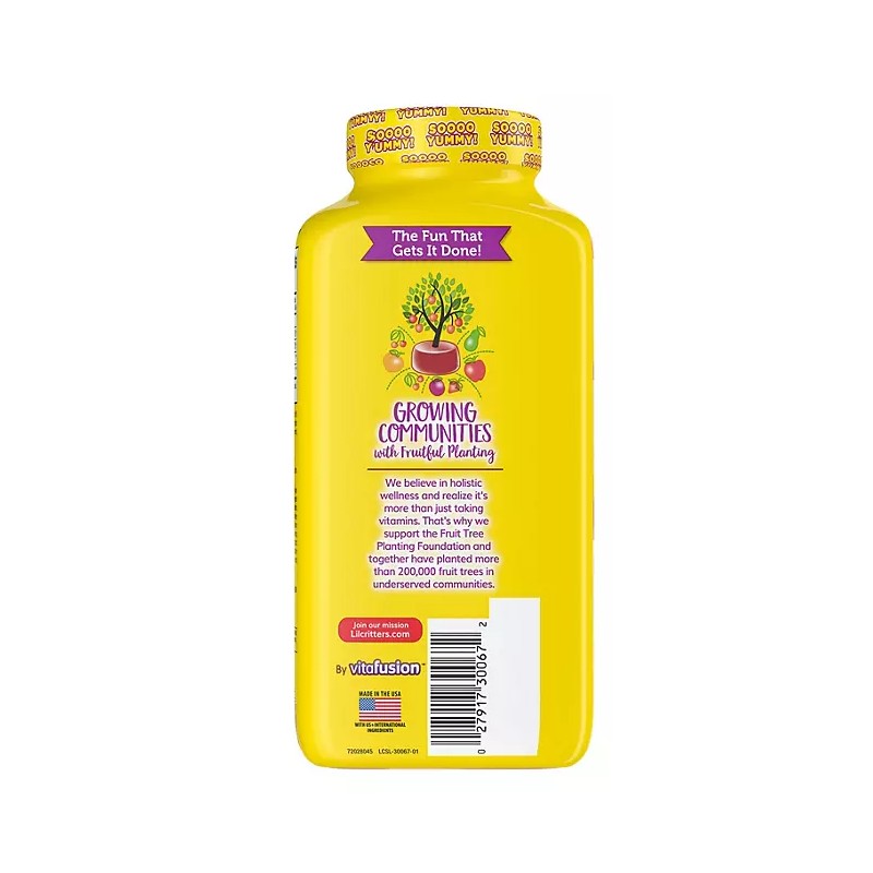 L'il Critters Fiber Gummy Bears 180 ct.