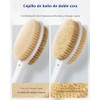 Cepillo para Espalda, 45cm Mango Largo Antideslizante, Cepillo Corporal