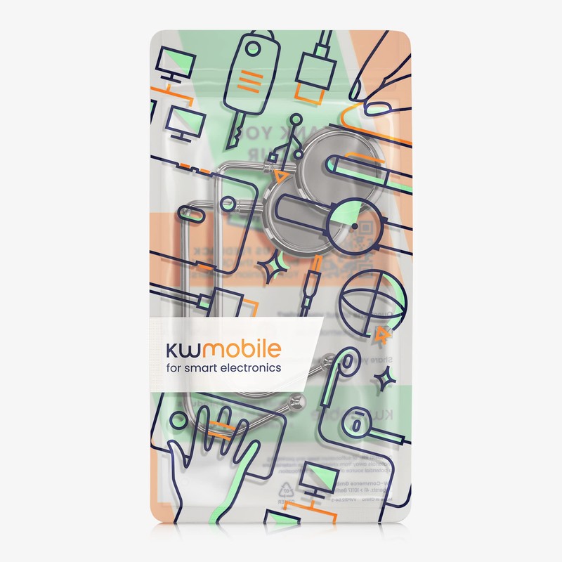 kwmobile 2x Bag Hooks for Luggage Floor Preventing - Bag