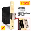TSS High Security 5 Lever British Standard Mortice Deadlock with