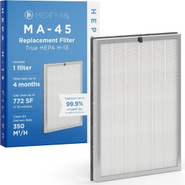 Medify Air MA-45 Genuine Replacement Filter for Allergens, Smoke, Wildfires, Dust, Odors