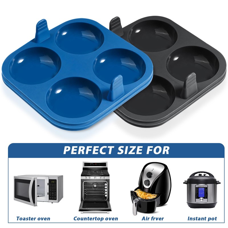 Webake Air Fryer Yorkshire Pudding Pan for Baking, Nonstick Silicone