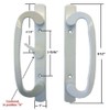 TechnologyLK STB Sliding Glass Patio Door Handle Set, Mortise Type,