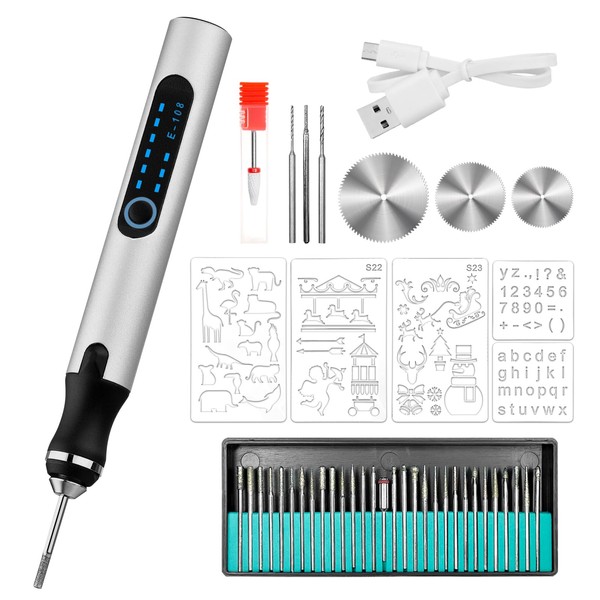 OneNine USB Rechargeable Engraving Pen, Mini Engraver Pen for All