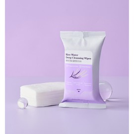 Belpo Rice Bran Water Deep Cleansing Tissue (Hypoallergenic Travel Cleansing Tissue), 5, 20 Sheets / 벨포 쌀겨수 딥클렌징 티슈 (저자극 여행용 클렌징티슈), 5개, 20매입