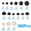 Yexixsr 566PCS Safety Eyes and Noses for Amigurumi, Stuffed Crochet