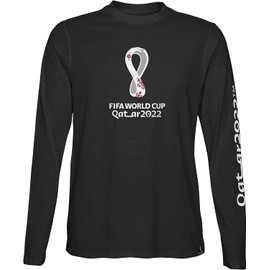 Outerstuff Men's FIFA World Cup Core Long Sleeve Tee, Black, Large