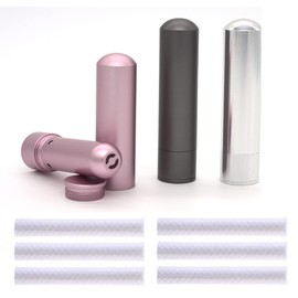 Refillable Aromatherapy Nasal Inhalers - 3 Pack - Multi-color