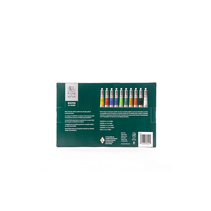 Winsor & Newton 1490619 Jgo.Oleo Winton P/Prin. C/ 10 10375