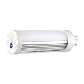 Maxlite 6PLG24QCS 6W LED Plug in Lamp, CCT Selectable, Non-Dimmable, G24Q Base, White Finish - 2700K, 3000K, 3500K, 4000K, 5000K, 550-625 Lumens, 50000 Hour Life