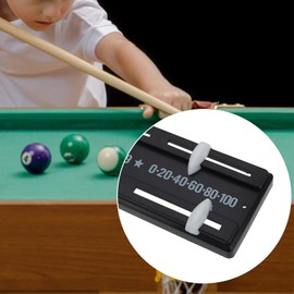 SG Store Black Snooker Scoreboard Plastic Game Scoreboard 255 x 59 mm Billiards Scoreboard Wall Mounted for Kids Snooker Tables Score