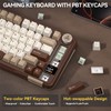 SOLAKAKA A75 PRO 75% Wireless Mechanical Keyboard with Screen and