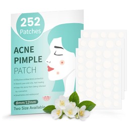 Ballphl Acne Patches-Spot Patches of Hydrocolloid Pimple Patches for All Skin Types, Anti Acne Dots, Spot Treatment Pimple Stickers(252 Patches)