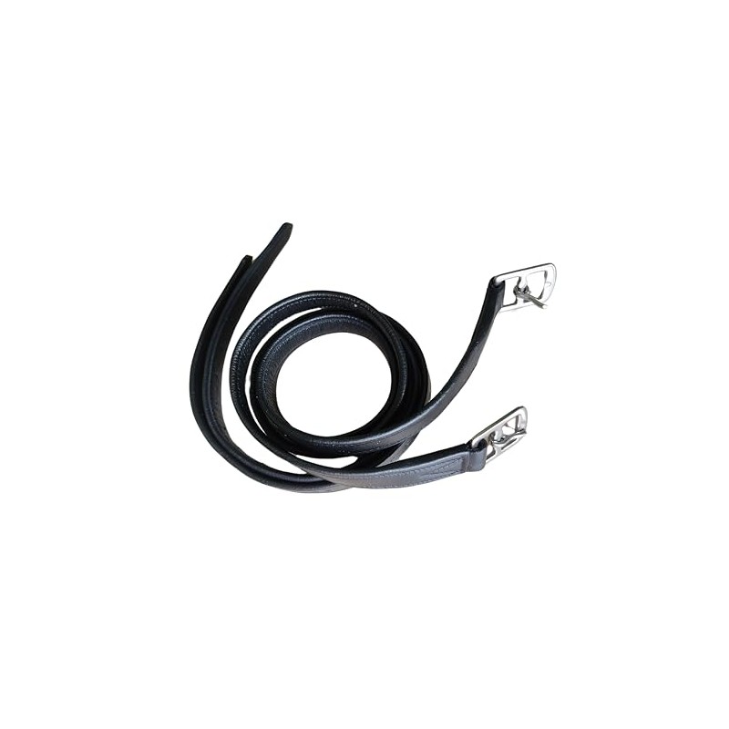 LEXNEL Non-Stretch Soft Stirrup Leather with Stainless Steel Hardware 1