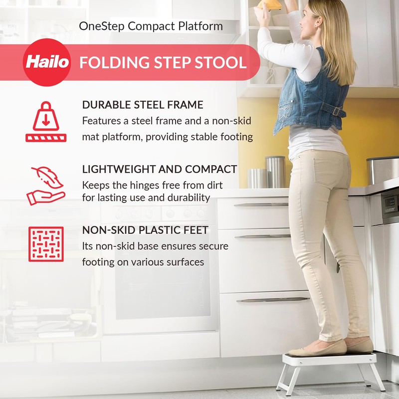Hailo OneStep | Steel step | One large step with