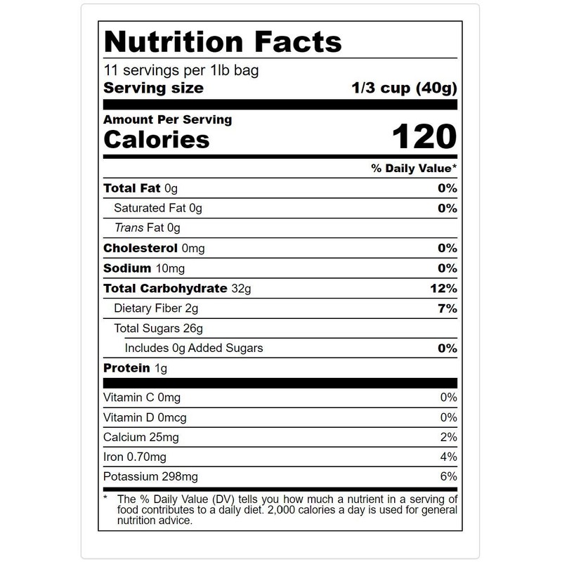 Bella Viva Orchards Natural Dried Red Flame Raisins, Sweet no
