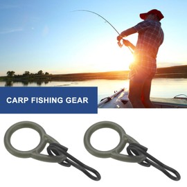 SG Store 16 Sets Micro Rig Swivel Terminal Tackle Standard Run Ring Kit for Carp Fishing Carp Coarse Fishing Tackle Rings Rigs Connector