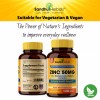 Sandhu Herbals Zinc BisGlycinate chelate zinc 50mg 120 Vegetarian Capsules-Suppo