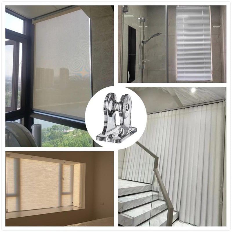 Roller Shade Clear Saftey Cord Guide 4 pcs Clip Fixation