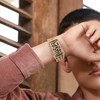 Meliya 20mm 22mm Leopard Engraved Watch Bands Quick Release Replacement