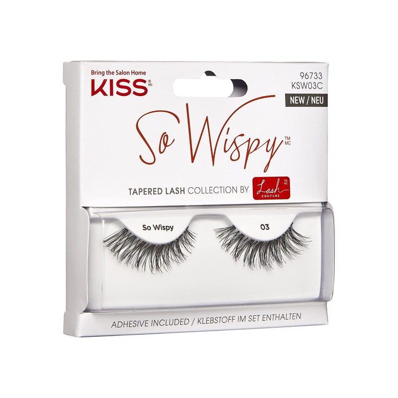 Kiss Lash Couture So Wispy Collection 1 Pair of Volumizing