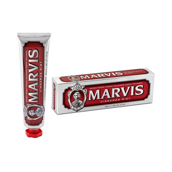 Marvis Cinnamon Mint Toothpaste 85ml Unique Aromatic Toothpaste for Healthy