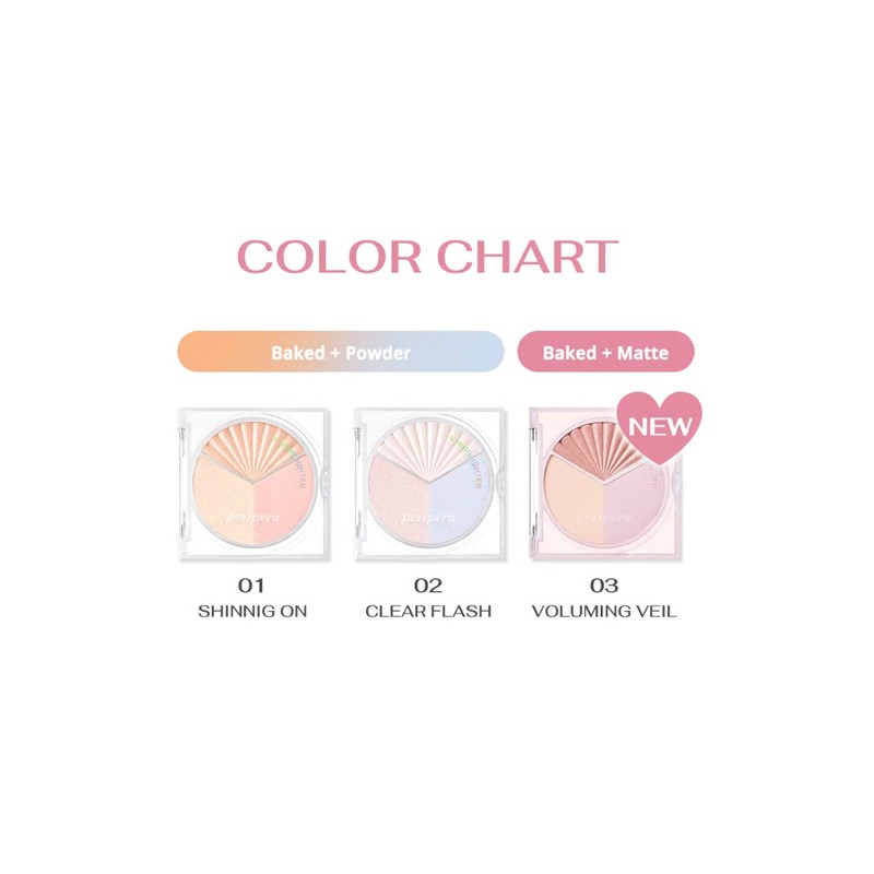 Peripera [Peripera]Ink V Highlighter (3 colors)