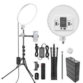 Large Ring Light with 72" Tripod Stand, (White-3, 13)