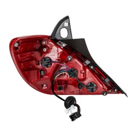 HEADLIGHTSDEPOT Right Passenger Side Tail Light Compatible With 07-12 Nissan Versa Hatchback CAPA Certified