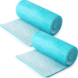 Tudomro 2 Roll 90 Inch Air Vent Filters Material Vent Filters Plus for Air Conditioner Register Pads Cut to Replacement Floor for Home Rv HVAC Ceiling Indoor Dryer Purifiers, 12" Wide