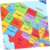 Operitacx Brilliant Maps Usa States Map Large Wall Art Learning