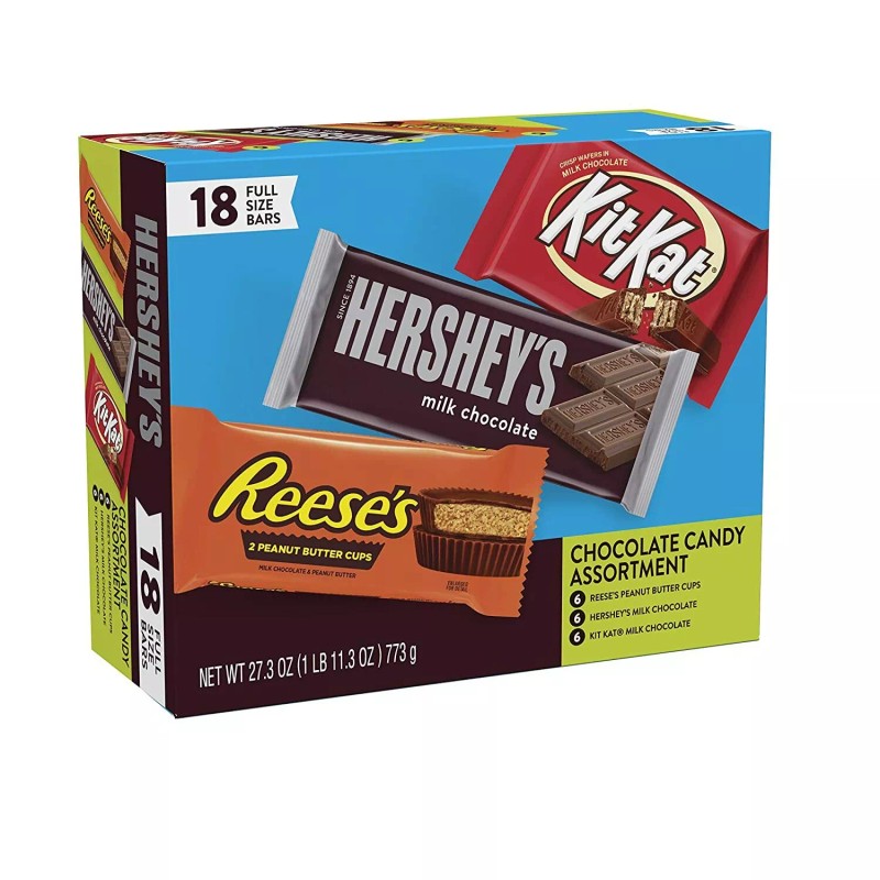 Hershey's Chocolate KIT KAT & REESE'S Peanut Butter Cups Full