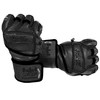Elite Leather Gym Gloves with Built in 2" Wide Wrist